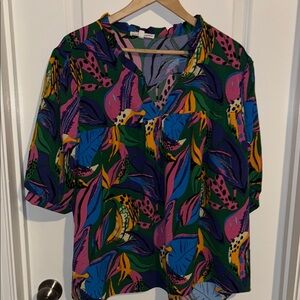 Vibrant Multicolor Blouse for Women